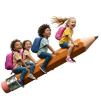 Children sledding down hill with winter fun and snow png