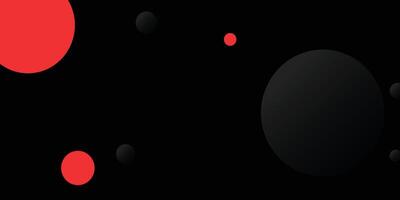 Abstract red Circle on black circle mesh with blank space design modern futuristic technology background illustration vector