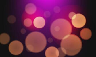 Abstract light blurring effect.Bright bokeh lights. The blurred overlay template.Dark background vector