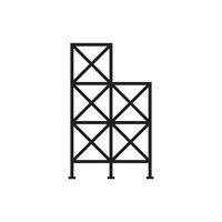 scaffolding symbol element icon vector