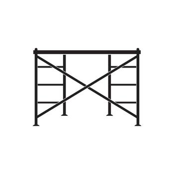 scaffolding element symbol icon vector