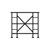 scaffolding illustration icon vector