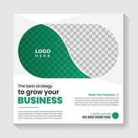 Business growth strategy design vector