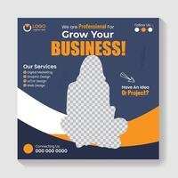 Modern Social square web banner for social media post template design, Facebook Post, Instagram Post template vector