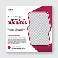 Marketing strategy for business growth vector