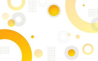 modern abstract background orange and yellow gradations memphis background.with circle shape.simple design. eps 10 vector