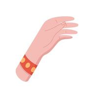 Hand gesture exchange. Cartoon icon for giving and receiving. Symbol of human connection, flat style graphic, suitable for charity and donation themes. vector