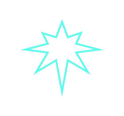 Y2K abstract star Shape. Modern shape symbol in flat style. This icon reflects retro vibes of the 90s, adding a trendy element to space designs. Perfect for decoration and graphic projects.