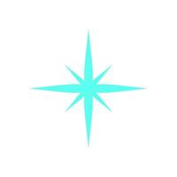 Psychedelic star icon. Bold symbol with retro shape. Futuristic element, y2k aesthetic, abstract form, trendy design for decoration, poster, or shape applications. vector