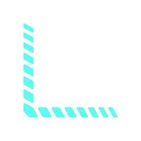 Y2K retro frame element. Abstract shape in a modern flat style. Graphic icon of the 90s, digital design for contemporary decoration and trendy usage. vector