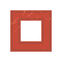 Bold abstract brutalist shape. Unique geometric figure with a grunge texture. Minimalist form, flat design, modern art, potential for creative projects, and contemporary branding. vector