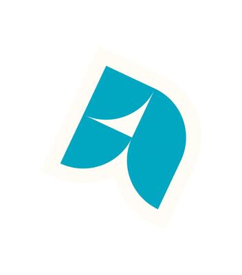 Brutalist abstract shape icon sticker. Modern geometric figure symbol. Bold and flat element, inspired by brutalism and Y2K aesthetics, suitable for various creative projects branding.