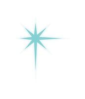 Y2K star sticker icon. Retro symbol in abstract shape. Aesthetic design with modern elements, trendy visual style, perfect for decoration or as a badge in various collections. vector