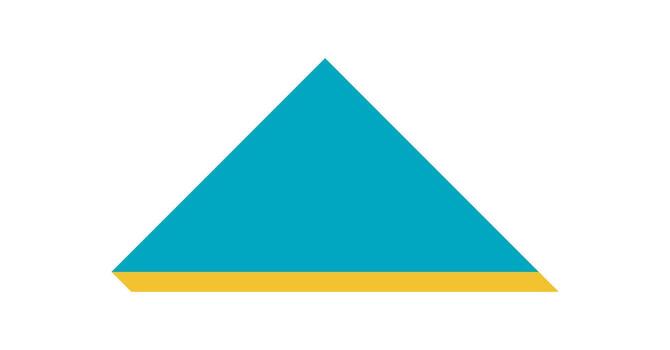 Bold brutalist triangle icon. Minimal abstract shape with shadow. Modern graphic element, geometric form, ideal for contemporary design, art projects, and digital illustrations. vector