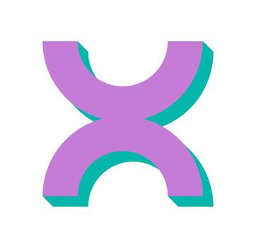 Brutalist geometric shape creates a striking visual. Abstract icon embodies a minimalistic form with bold lines. Flat figure, geometric element, and shadow highlight modern brutalism, ideal for vector