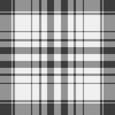 Classic black and white plaid pattern. Elegant, timeless design perfect for textiles, web backgrounds, or stationery. Subtle texture adds visual interest. Versatile and sophisticated aesthetic.