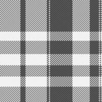 Elegant grayscale plaid pattern. Perfect for textile designs, website backgrounds, or fashion projects. The subtle texture and classic check create a sophisticated and versatile aesthetic. vector