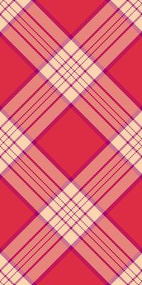 Easter plaid texture , peach tartan fabric check. Stripe seamless pattern background textile in orange and red colors.