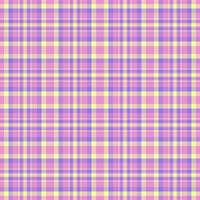 Hanukkah textile tartan seamless, regular texture fabric. Household background plaid pattern check in light and purple colors. vector