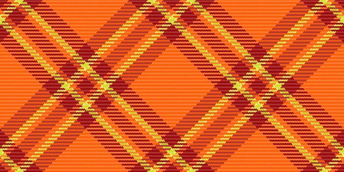 vibrante otoñal tartán modelo. rayado diseño en calentar naranjas, rojos, y oros. Perfecto para temática de otoño proyectos, textil diseños, sitio web antecedentes, y estacional marca. vector