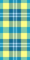 Random seamless pattern , panjabi tartan textile fabric. Order plaid texture check background in cyan and yellow colors. vector