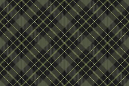 Elegant dark green and black plaid pattern. Perfect for textile design, apparel, or website backgrounds. This seamless texture evokes feelings of sophistication and timeless style. vector