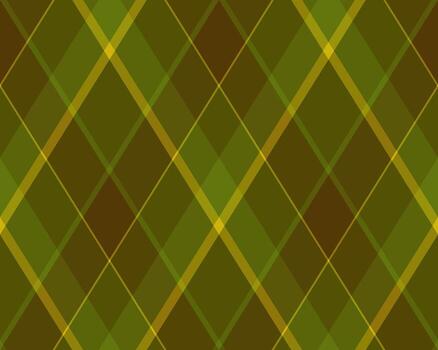 Elegant diagonal plaid pattern in earthy green and brown tones. Perfect for autumnal designs, textile projects, or adding a touch of sophisticated texture to your layouts. vector