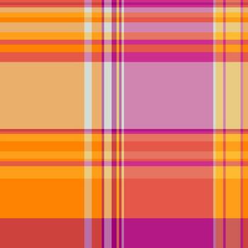 Quilted seamless tartan , autumn check fabric background. Repeatable patterns textile texture pattern plaid in red and pink colors. vector