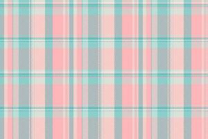 Covering texture textile background, grunge check pattern . Oriental seamless fabric tartan plaid in light and teal colors. vector