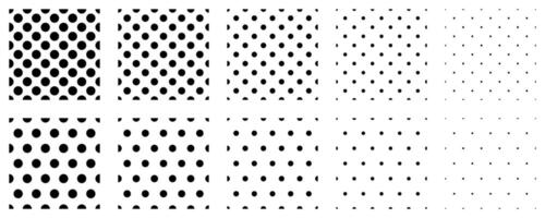 Set polka dots Simple background for web or print. Abstract surface. vector