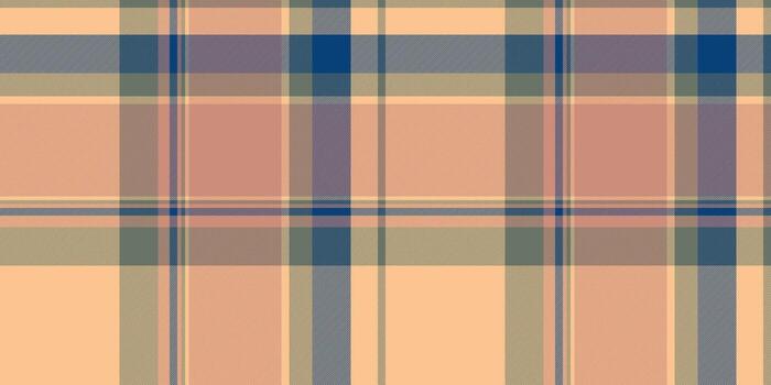 sutil melocotón y apagado azul tartán modelo. Perfecto para textil diseño, sitio web antecedentes, o otoñal temática proyectos esta suave, texturizado imagen evoca sentimientos de calor y comodidad. vector