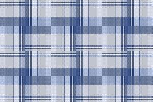 Classic plaid pattern. Pixelated textile design with blue and gray hues. Perfect for backgrounds, textures, or fabric mockups. Versatile timeless. vector