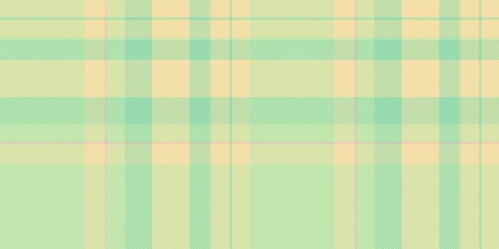 Pastel plaid pattern. Soft mint green and pale yellow intersecting lines create a calming, textured background ideal for websites, branding, textiles, and stationery. vector