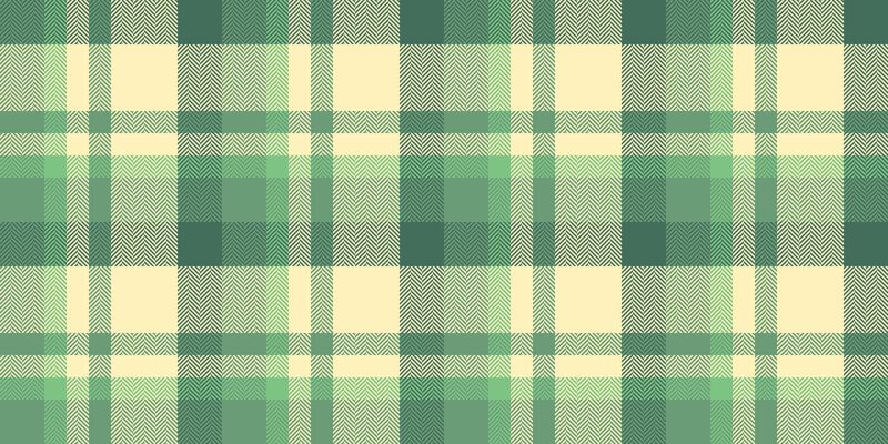 Subtle green and cream plaid pattern. Perfect for textile design, wallpaper, or website backgrounds. Evokes feelings of calmness and nature.
