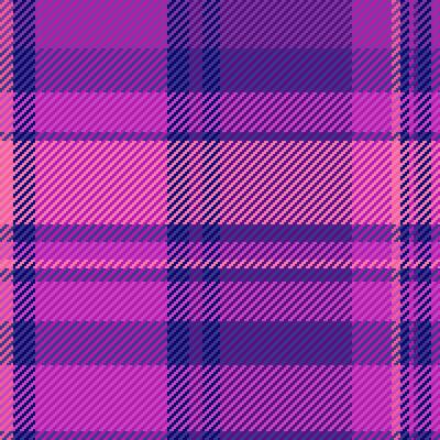 Vibrant pink and purple plaid pattern. Perfect for textile design, fashion, or website backgrounds. This seamless texture offers a modern, stylish aesthetic, conveying energy and sophistication.