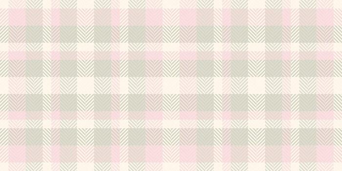 Subtle pink and grey herringbone plaid pattern. Perfect for textile design, fashion, branding, or website backgrounds. This soft, elegant texture evokes feelings of warmth and sophistication. vector