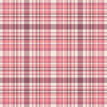Subtle pink and mauve plaid pattern. Perfect for textile design, fashion, or website backgrounds. This delicate, repeating texture evokes a sense of calm and understated elegance. vector