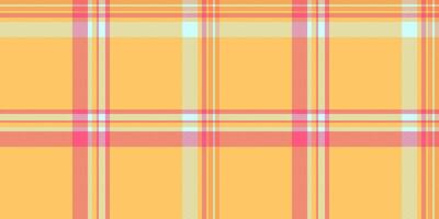 Vibrant pastel plaid pattern in peach, coral, and cream. Perfect for summer designs, textiles, or website backgrounds. This cheerful, textured image evokes feelings of warmth and optimism. vector