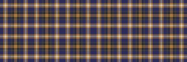 Subtle navy, beige, and gold plaid pattern. Perfect for textile design, website backgrounds, or packaging. Evokes feelings of warmth, tradition, and sophistication. vector