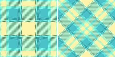 Cozy plaid patterns. Two seamless textures one straight, one diagonal. Ideal for backgrounds, textiles, or adding a touch of classic style. vector