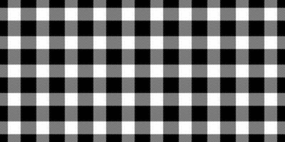 Classic black and white buffalo plaid pattern. Perfect for backgrounds, textiles, and rustic designs. vector