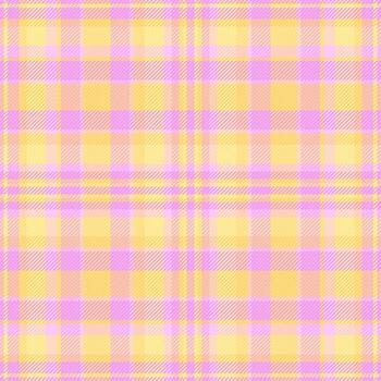 Pastel pink and yellow plaid pattern. Soft, delicate texture ideal for backgrounds, textiles, and website design. Evokes feelings of spring, sweetness, and gentle femininity. vector