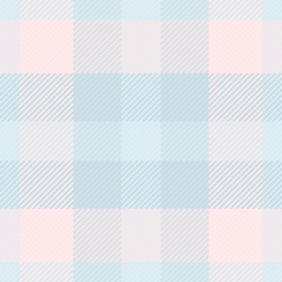 Soft pastel pink and blue gingham pattern. Elegant, subtle texture ideal for backgrounds, textile designs, or website templates. Creates a calming, gentle atmosphere.