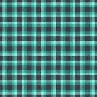 Mockup fabric check background, sexual texture plaid textile. Infinity tartan seamless pattern in teal and dark colors. vector