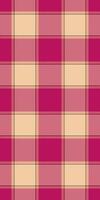 Vibrant pink and beige plaid pattern. Perfect for textile design, fashion, home decor, or website backgrounds. vector