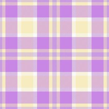 suave pastel tartán modelo. lavanda y pálido amarillo crear un calmante, versátil antecedentes. ideal para textiles, diseño proyectos, o digital Arte. vector