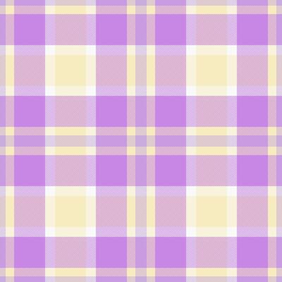Soft pastel plaid pattern. Lavender and pale yellow create a calming, versatile background. Ideal for textiles, design projects, or digital art.