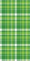 Age check tartan texture, site fabric plaid seamless. Cross textile background pattern in green and white colors. vector