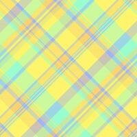 Vibrant pastel plaid pattern. Perfect for textile design, springsummer projects, and cheerful backgrounds. This cheerful, seamless design evokes feelings of joy and optimism. vector