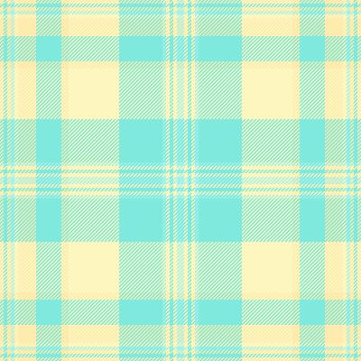 Soft, textured plaid pattern in pastel turquoise and cream. Ideal for backgrounds, textiles, or a retro, cozy design. Versatile for creative projects.